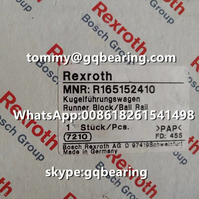 Rexroth R165132320 Material de acero Tipo de brida longitud estándar altura estándar bloque del corredor
