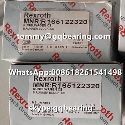 Rexroth R165122320 Material de acero Tipo de brida longitud estándar altura estándar bloque del corredor