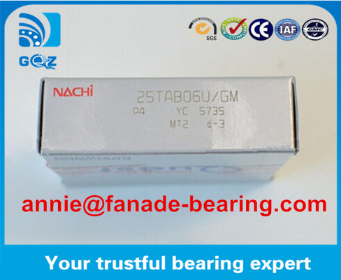 Precisión P4 NACHI rodamiento 25TAB06 para máquinas herramientas rodamiento de tornillo de bola rodamiento de husillo de 25TAB06 25*62*15 mm