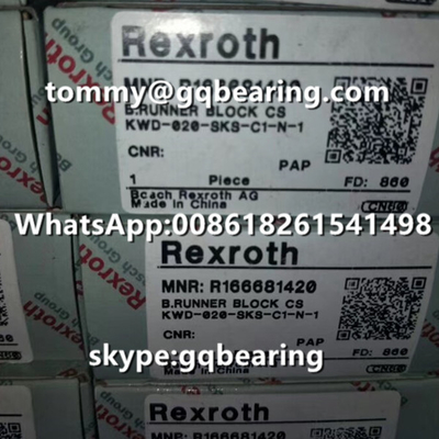 Rexroth R165141420 Material de acero Tipo de brida longitud estándar altura estándar bloque del corredor