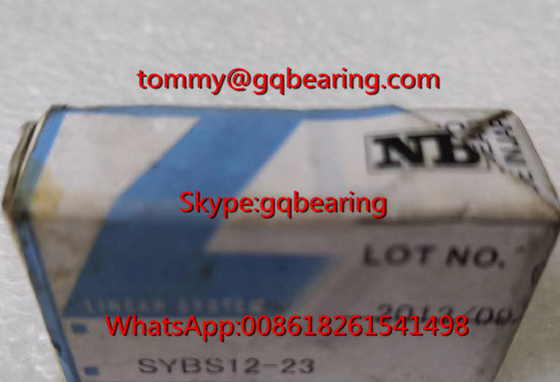 Slide lineal en miniatura de Nippon SYBS12-23 NB SYBS12-23 Rodamiento lineal de acero inoxidable
