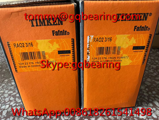 Material de hierro fundido TIMKEN RAO2 3/16 Dos tornillos de carga media de almohada Bloque de rodamiento de bolas